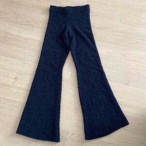 Garage NUE Fuzzy Plush Pant - Size Small- Wide Leg